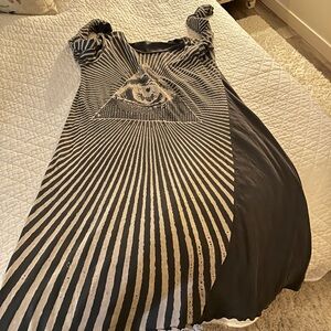 Magnolia Pearl Black and Cream Long Sleeve Dress